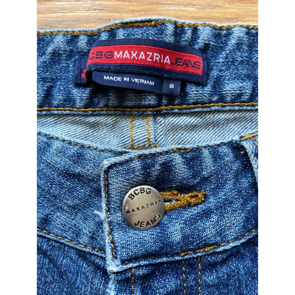 Bcbg Maxazria Distressed Flared Button-Fly Jeans … - image 5